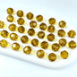 400 PCS 4mm Crystal Glass Beads Round Multiple Faceted Loose Spacer Glass Beads for DIY Handcrafte Bracelet Necklace Earring Jewelry Making(Amber)