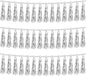 3P Silver Foil Fringe Metallic Tassel Streamers Banner Tassel Garland for Parade Floats, Bachelorette, Wedding, Birthday, Halloween, Christmas, Bridal/Baby Shower Party Decorations