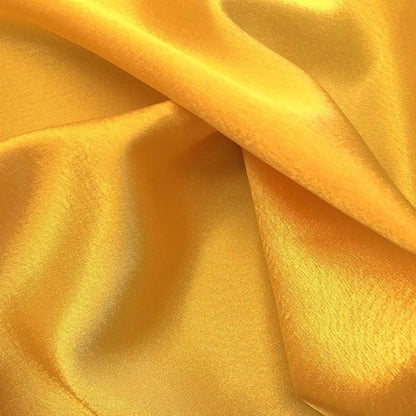 MDS Pack of 150 PCS Satin Chair Sashes Charmeuse Sateen Dining Chair Bows Ribbon Ties Back Sash for Wedding Party Birthday Home Hotel Restaurant Banquet Decoration (7 x 108 Inch, Yellow Gold)