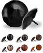 50 Pack 2" Round Head Iron Clavos Decorative Nails – Black – Handmade Rustic Round Fasteners for Farmhouse Shutters, Faux Wood Beams, Barn Doors, Shutters, Gates – Ornamental Wood Accent