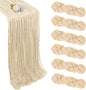 6 Pack Beige Cheesecloth Fall Table Runner 10ft Boho Gauze Fabric Cheese Cloth Table Runner 35 x 120 Inch Rustic Sheer Runner for Thanksgiving Wedding Decor Baby Shower Party Centerpiece Decoration