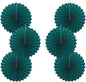 Green Birthday Decorations,DIY Green Paper Fans Hanging Decoration ,Party Supplies Party Fans 16in, Cactus Party Decorations,Wedding Graduation Events Accessories 30 Color DIY Set (Blackish Green)