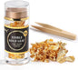 Cobakey Genuine Edible Gold Leaf Flakes - 50mg Edible Gold Flakes for Cake Decoration (Cupcake, Chocolate, Steak, Drink & Cooking), PureGold Leaf with Edible Glitter & Wooden Tweezers