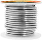Mandala Crafts 8 Gauge Anodized Aluminum Craft Wire for Jewelry Making - 32 FT Colored Flexible Gray Wire - Bendable for Bonsai Armature Crafting Sculpting