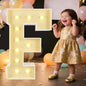 Marquee Light Up Letters: 3FT Large Decorative Signs for Party Decorations Baby Shower Birthday Wedding Engagement Anniversary, 3 Feet Tall Pre-Cut DIY Foamboard Letter F - Easy to Assemble