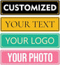 Custom Signs Outdoor Metal - 16 x 4 Personalized Aluminum Rust-Proof Entrance Hazard Intersection Parking Street Signs，Decorative Sign