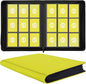 Card Binder 9 Pocket for 360 Cards - Premium Trading Card Binder with Sleeves Protection, Side Loading Card Collection Binder for TCG, MTG, YGO, One Piece Collectible Cards (Yellow)