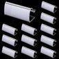 12 Pieces Table Skirting Clips Clear Tablecloth Clips for Indoor Outdoor Events Wedding Meeting Party Picnic Banquet