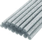 uxcell 20pcs Hot Glue Sticks for Glue Gun 11mm/0.43-inch x 11-inch Mini Hot Melt Adhesive Glue Stick Glitter Silver
