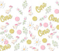 220PCS One Silly Goose Birthday Decor for Girl, Goose Dot Leaves Flower 1st Birthday Confetti for Pink and Gold First Bday Decorations.