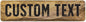 Custom Sign, Custom Street Sign, 11 Font Colors, 13 Font Styles, 4 Hole Options, 22 Sizes, 8x32 Inches, Rust Free DiBound, Fade Resistant, Made in USA by My Sign Center (Stone)