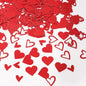200 Pcs Red Heart Paper Confetti for Valentine's Day Wedding Baby Shower Birthday Party Table Decoration Supplies