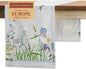 Maison d' Hermine Table Runner 100% Cotton Single Layer Table Runners 108 inches Long Decorative for Home Kitchen Dining Party Wedding Bridal Shower Spring Summer (Fleurs De Mai, 14.50" x 108")