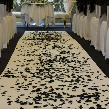 CODE FLORIST 2200 PCS Silk Rose Petals for Valentine's Day,Romantic Night,Wedding,Proposal Anniversary Flower Decorations(Black)