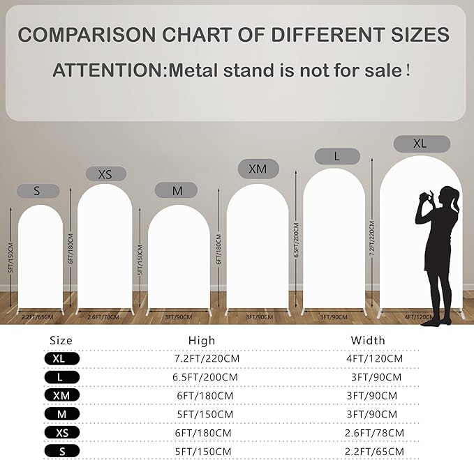 Mexico Theme Arch Stand Covers Fiesta Wedding Party Elastic Fabric Background Birthday Baptismx Baby Shower Decor Props (100x200cm(W40''H78''),G-3741)