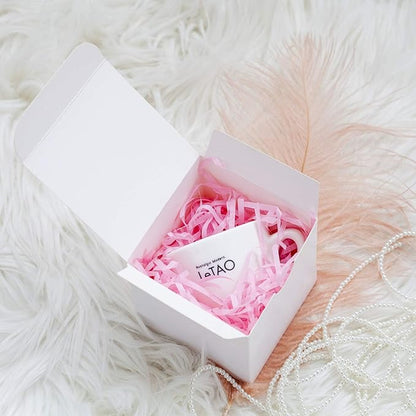 GEFTOL Small White Gift Box - 100 Pack, 3x3x3 inches, Foldable Paper Box for Bridesmaids, Proposals, Birthdays, Parties, Christmas