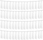 4P White Foil Fringe Metallic Tassel Streamers Banner Tassel Garland for Parade Floats, Graduation, Wedding, Birthday, Halloween, Christmas, Bridal/Baby Shower Party Decorations