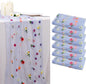 BINBE 6pcs Daisy Fall Table Runner Embroidery Gauze 10FT Florals Seasonal Tulle Holiday Birthday Kitchen Dining Table Decor for Home Party Blue