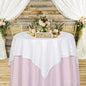 ShinyBeauty Sequin Tablecloth Square 54x54-Inch White Table Cloths for Round Table White Sequin Fabric Tablecloth Overlay Glitter Linen for Parties Small Square Tablecloth for Wedding