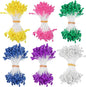 900-Pack Flower Stamens for Crafts, 5mm Double Heads Artificial Pearl Floral Pistil Mini Flower Pollens Stamens for DIY Making/Scrapbook Decoration [Green and 5 Colors]