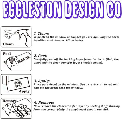 Large Custom Business Name and Website Description Text Decal Sticker for Car Windows, Signs, Schools, Doors, Windshield, Boats, RV, Coolers, and Storefronts (20 + Colors and Sizes)