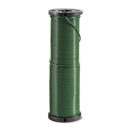 FloraCraft 20 Gauge Floral Wire 0.5 Pound Spool Green