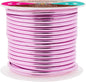 Mandala Crafts 10 Gauge Anodized Aluminum Craft Wire for Jewelry Making - 32 FT Colored Flexible Pink Wire - Bendable for Bonsai Armature Crafting Sculpting