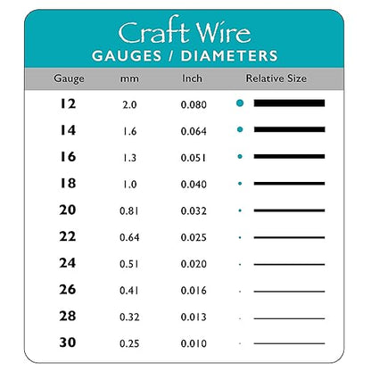 The Beadsmith Wire Elements Craft Wire – Tarnish Resistant, Soft Temper, Round, Vintage Bronze Color – 0.64mm, 22 Gauge, 15 Yard Spool – Jewelry Making, Wire Wrapping, Floral, & Other DIY Crafts…