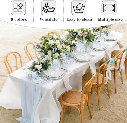 Fitable Navy Rectangle Tablecloths for 6 Foot Tables, 6 Pack - 70 x 108 Inches - Stain Resistant and Washable Table Clothes, Polyester Fabric Table Covers for Wedding, Party, Banquet, Buffect