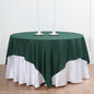 Efavormart 90" Hunter Emerald Green Wholesale Linens Polyester Square Linen Tablecloth for Kitchen Dining Wedding Birthday Party