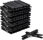 Juvale Wooden Clothespins - Indoor Laundry Hanging & Laundry Clips - Wooden Clothes Pins for Crafts & Photo Clips - Strong Spring Grip & Mini Clothespins - Pack of 100, 4 in, Black