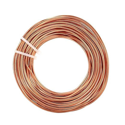 99.9% Soft Copper Wire, 6 Gauge/ 4.1 mm Diameter, 12.5 Feet / 3.8m, 1 Pound Spool Pure Copper Wire, Jewelry Making Wire Craft Wire