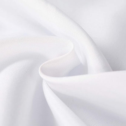 108 inch Round Tablecloth Washable Polyester Table Cloth Decorative Table Cover for Wedding Party Dining Banquet (108 inch,White)