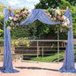Wedding Arch Draping Fabric 20 Ft Periwinkle Color Chiffon Drapes for Weddings Chiffon Wedding Arch Drapes Fabric Ceremony Reception Swag Chiffon Fabric Drapery Party Ceiling Decoration