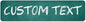 Custom Sign, Custom Street Sign, 11 Font Colors, 13 Font Styles, 4 Hole Options, 22 Sizes, 12x48 Inches, Rust Free DiBound, Fade Resistant, Made in USA by My Sign Center (Chalkboard Green)