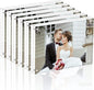 Magicool Premium Acrylic Photo Frame- Magnet Photo Frame -Double Sied Thick Desktop Frames (5x7 6pack)