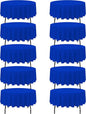 BRILLMAX 10 Pack Royal Blue Round Tablecloths 90 Inch - Circle Bulk Linen Polyester Fabric Washable Table Cloth Cover for Wedding Reception Banquet Birthday Party Buffet Restaurant