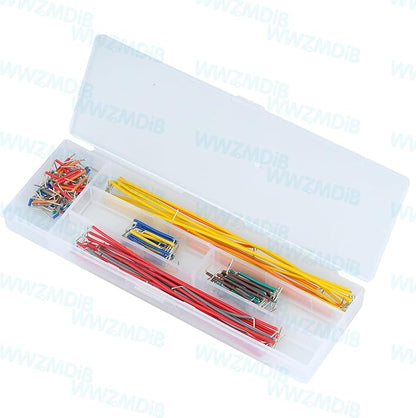 WWZMDiB 438 Pcs Electronics Breadboard Kit Beginner Starter Kit Compatible with Arduino,STM32,Raspberry Pi