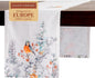 Maison d' Hermine Table Runner 100% Cotton Single Layer Table Runners 108 inches Long for Thanksgiving Christmas Decorations Home Kitchen Dining Party Wedding (Whitish Shabby Chique, 14.5" x 108")