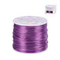 BENECREAT 18 Gauge Jewelry Craft Aluminum Wire 492 Feet Bendable Metal Sculpting Wire for Craft Floral Model Skeleton Making (Purple, 1mm)
