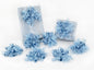 HUIHUANG Blue Gift Bows 5 inch x 8 Counts Dusty Blue Self-Adhesive Curly Ribbon Bows for Gift Wrapping, Presents, Paper Bag, Baby Shower Favors, Wrapping Accessories, Wedding Decor