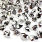 HappyFiller Silver Fake Ice Rocks Cubes Acrylic Gems Treasure Gemstones for Vase Fillers,Wedding Table Scatters,Crafts,Christmas Home Decorations,13 OZ
