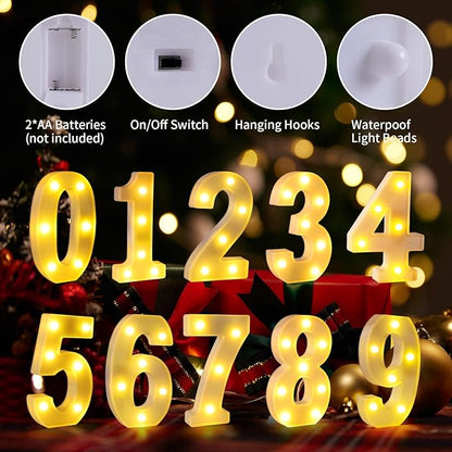 9th Birthday Decorations for Girls and Boys,9 Year Old Birthday Decorations for Centerpieces Table,Light Up Numbers 9 Sign Led for Party Backdrop Wall Decor for Wedding Anniversary Home