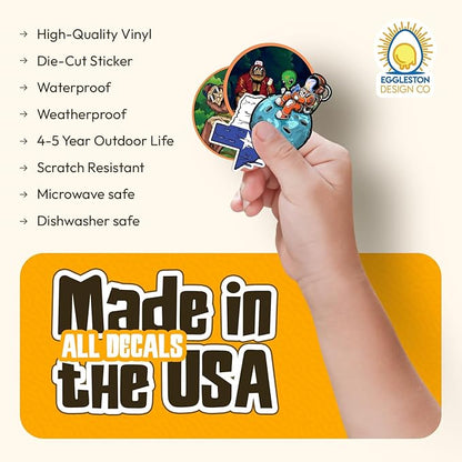 Large Custom Vinyl Decals – Full Color Personalized Sticker Decals Printing | Custom Business Logo Stickers for Windows, Stores, Walls, Doors, Cars, Trucks, Windshield, & More