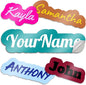 VulgrCo Custom Name Vinyl Stickers - Customizable Full Color Print Text Personalized to You Decal for Water Bottle, Phone, Bumper, Window, More! Waterproof, Dishwasher Safe, UV and Fade Resistant