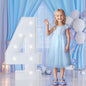 3FT Marquee Numbers 4 for 4th, 40th Birthday Party Decorations, Large Light Up Number 4 Sign for Anniversary Decor, Backdrop, Big Marquee Number, Pre-Cut Foam Board Kit