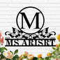 Custom Metal Name Sign, Personalized Family Last Name Signs for Home, Split Letter Monogram Wall Art Decor, Customized Metal Signs for Outdoor, Personalized Wedding Housewarming Gift