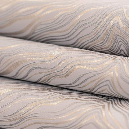 Avigers 12 x 78 Inch Decorative Luxury Abstract Striped Silver Gray Table Runners with Tassels for Home Living Room Bedroom Art Decor Wedding