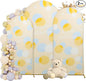 Wedding Arch Cover 7.2FT 6.6FT 6FT Spandex Arch Backdrop Cover Stretchy Backdrop for Wedding Birthday Party Decoration Baby Shower