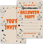 Halloween Party Invitations, Ghost Spooktacular Halloween Party Fill in Invites Cards With Envelopes (20 Count), Double Sided Design